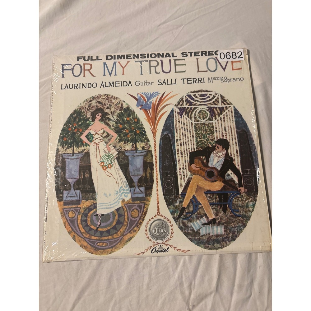 Capitol For My True Love Vinyl LP Laurindo Almeida Salli Terri 12" Stereo Good